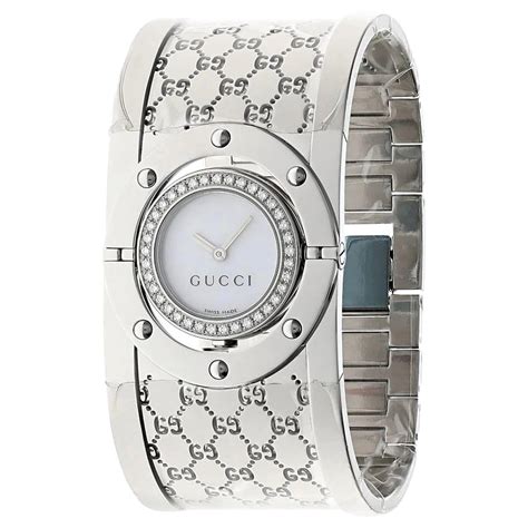 gucci stainless|vintage Gucci stainless steel watch.